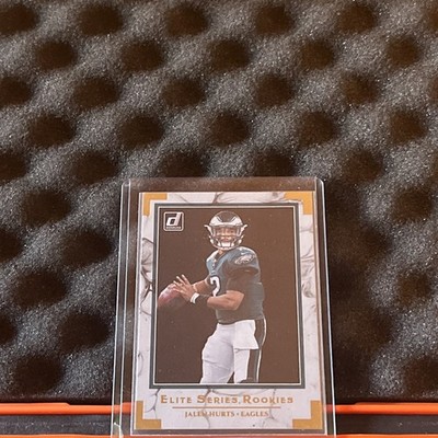  JALEN HURTS ROOKIE ELITE SERIES GOLD FOIL HOLOFOIL REFRACTOR EAGLES 