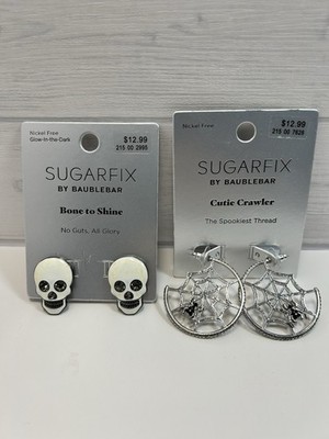 Sugarfix by BaubleBar Bone To Shine & Cutie Crawler  Earring Sets
