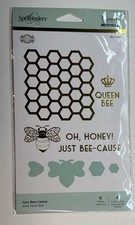 Spellbinders Just Bee-cause Glimmer Plate Hot Foil Cutting Dies Letterpress