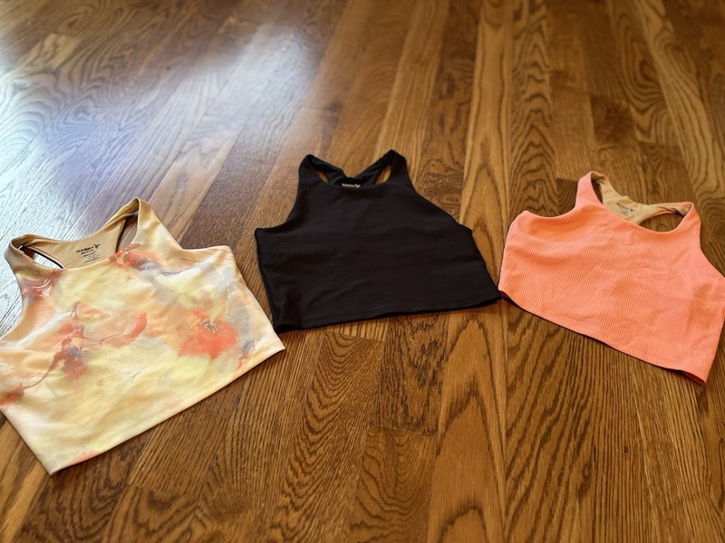 Lot of 3 Girls Sz 10/12 Sports Bras, Old Navy Active Powersoft, Preowned
