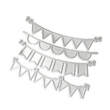 Carbon Steel Cartoon Banners Cutting Die Embossing Stencil Template Mold DIY Pap