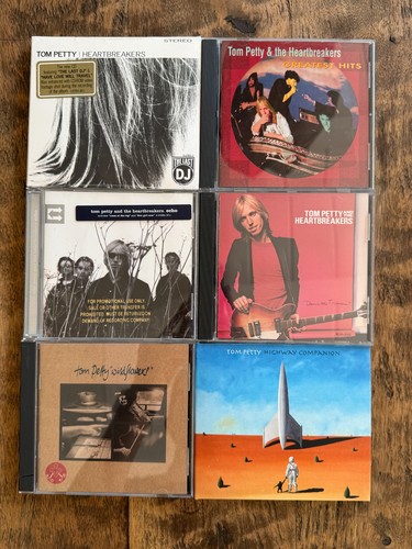 TOM PETTY & Heartbreakers 6 CD Lot Hits Damn Torpedos Echo Last DJ 1 Sealed NM