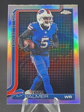 2025 Topps Chrome Joshua Palmer Lightboard Logo Refractor 🔥 SP Bills