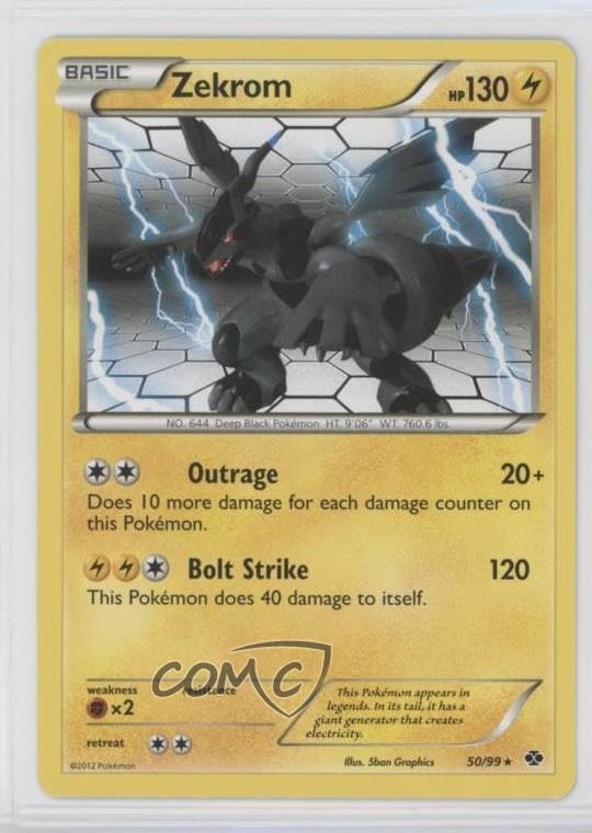 Zekrom Pokémon Black & White Next Destinies #50