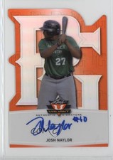 2014 Leaf Valiant Orange Prismatic 5/25 Josh Naylor #PGV-JN1 Auto 0a6