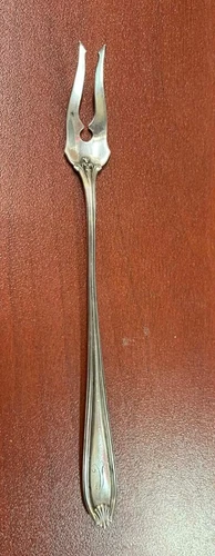 Margaret Old International Sterling Silver seafood cocktail pickle olive fork