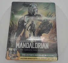 The Mandalorian Complete Third Season Blu-ray 4K UHD Steelbook Factory Sealed