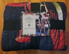 John Derian Amaryllis Throw Blanket Quilted 50"X70" Target Floral Cotton