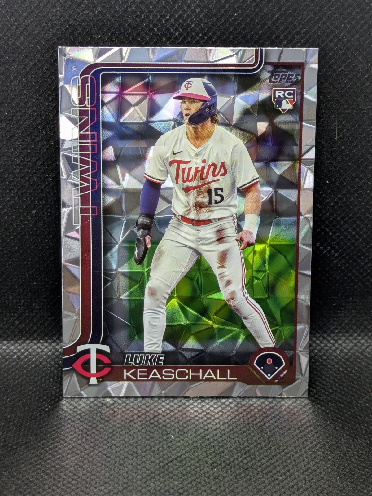 2025 Topps Update #US16 Luke Keaschall Rookie Diamante Foil Minnesota Twins