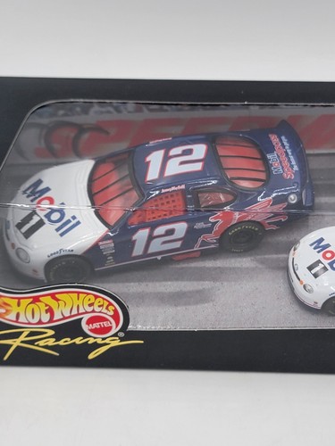 Hot Wheels Racing 2 Car Set - 1:43 & 1:64 - Mobil 1 Ford - Jeremy Mayfield #12 - Picture 4 of 11