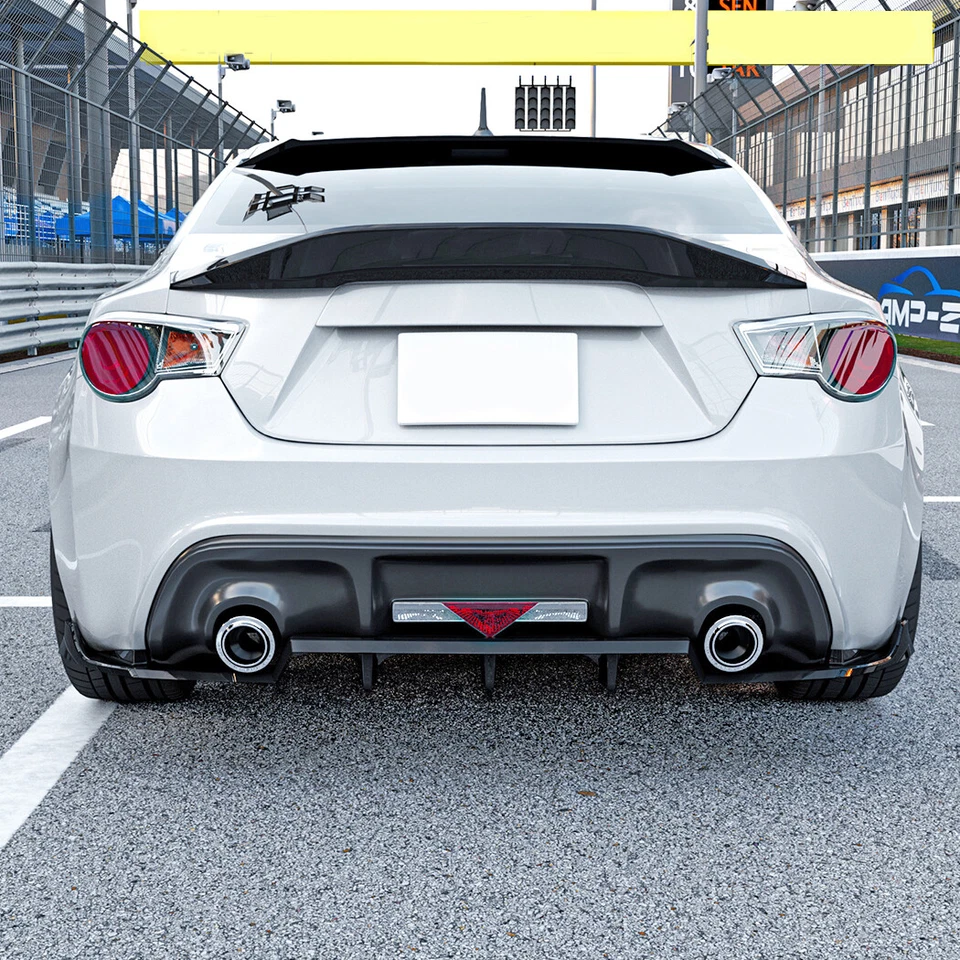 Difusor trasero estilo JDM 3 PIEZAS para 13-20 Scion FR-S / Subaru BRZ 13-16 Toyota GT86 Foto 3 de 4