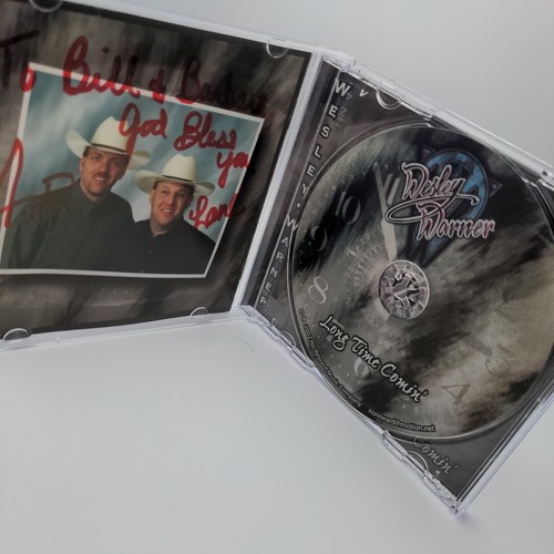 Wesley Warner Long Time Comin CD Signed - Foto 2 di 3