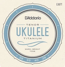 D'Addario EJ87T Titanium T2 Ukulele Strings Tenor Uke