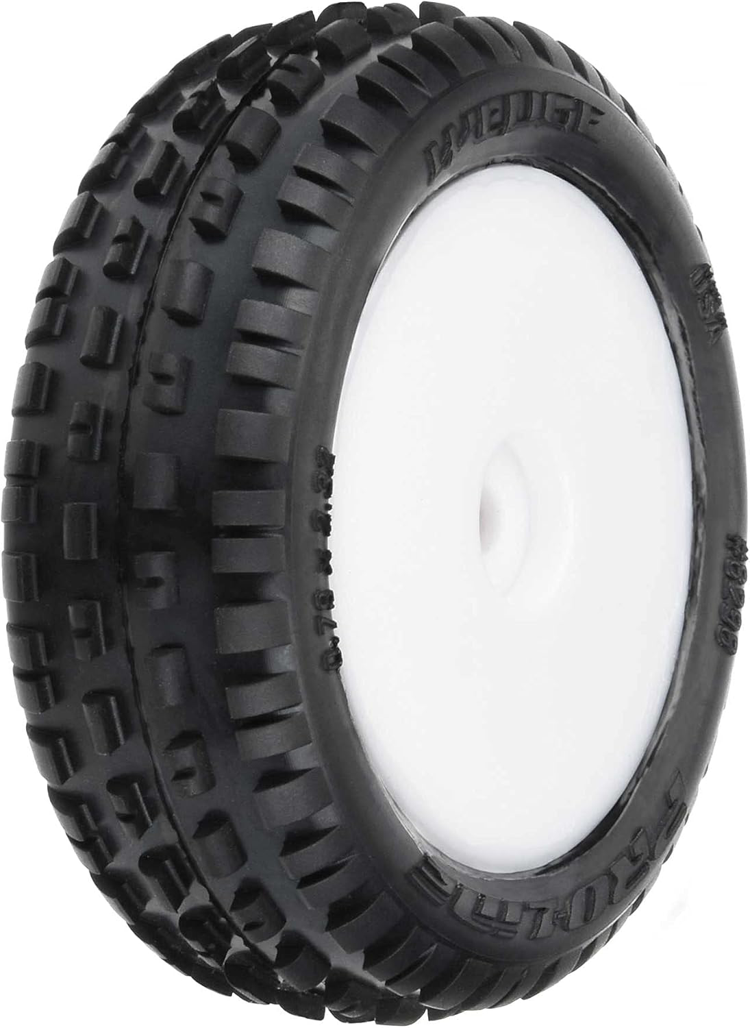 Pro-line Racing Wedge Carpet Tires MTD White Mini-B Front PRO829813 RC Tire