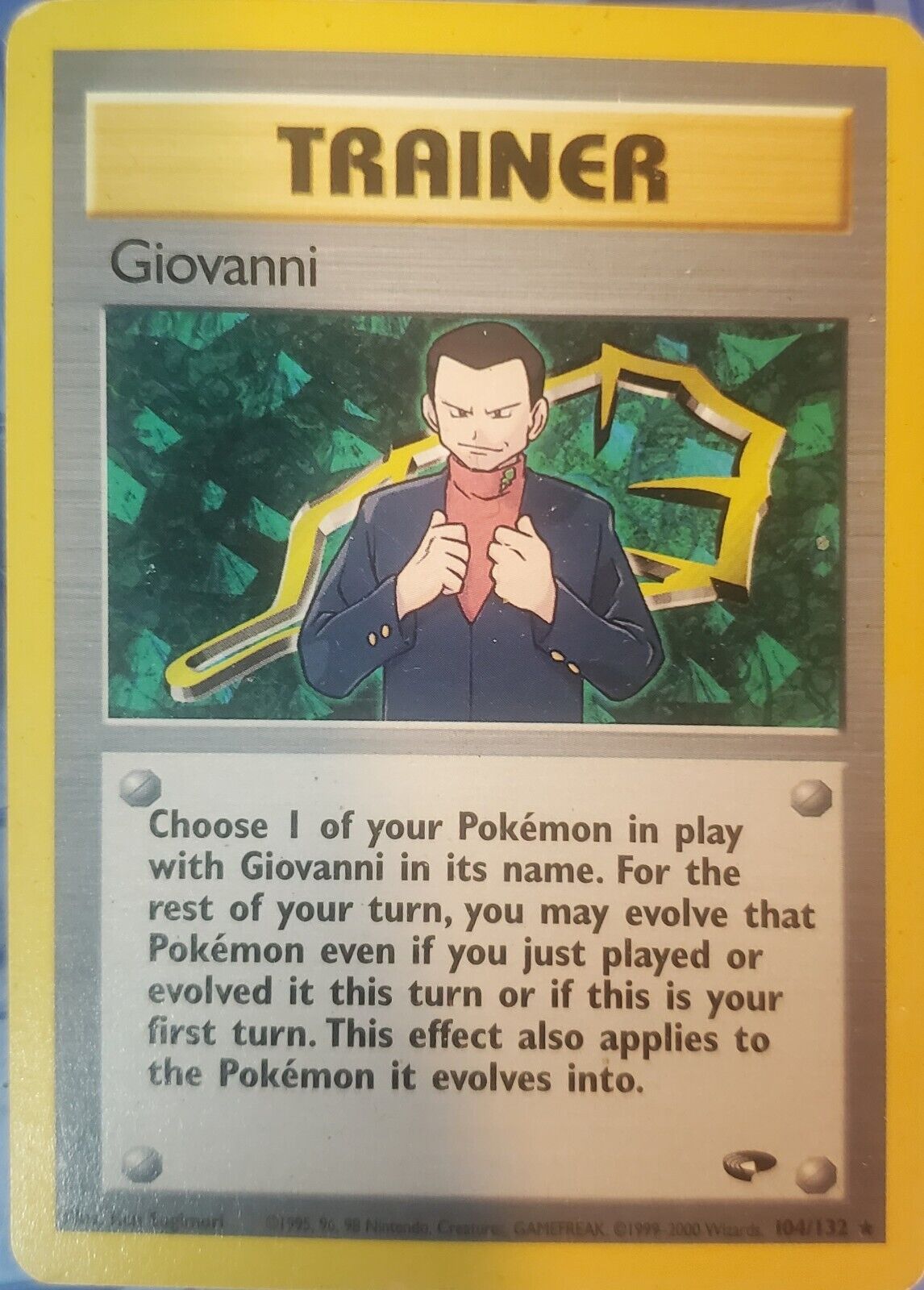 Giovanni - 104/132 - CGC 9 Mint - Gym Challenge - Pokemon - 37299