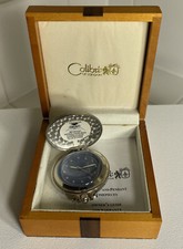 Colibri -Japan Movement -Pocket Watch -Wooden Box -New Luxury- RARE