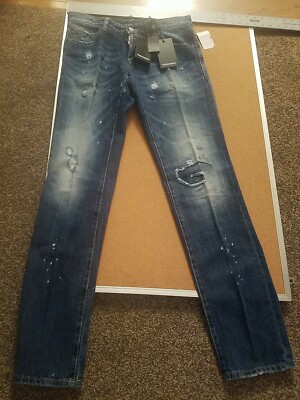 Dsquared2 Slim Jean NWT size 46 (US30)   short crotch slim bottom 