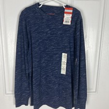 Cat Jack Boys M 8/10 Long Sleeve Crew Neck Shirt Navy Blue