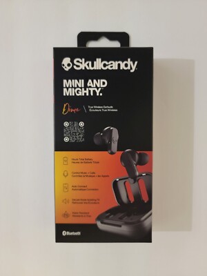 Brand New Skullcandy Dime True Wireless In-Ear Earbud - True Black (S2DMW-P740)