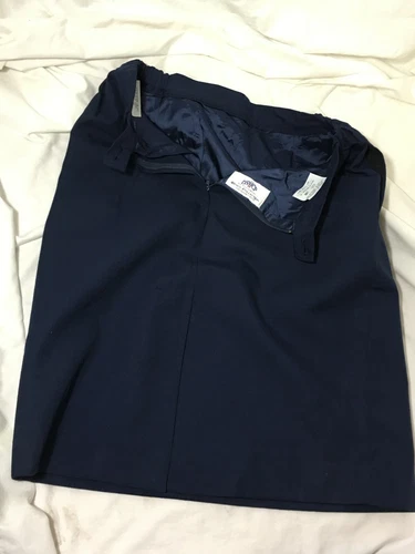 US MILITARY USAF AIR FORCE SERVICE DRESS BLUE UNIFORM WOMEN'S SKIRT MANY SIZES - Picture 6 of 10