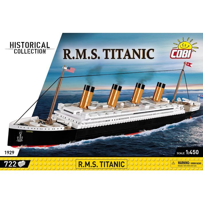 COBI Blocks R.M.S Titanic (722pcs) - 1/450 Scale - Image 2
