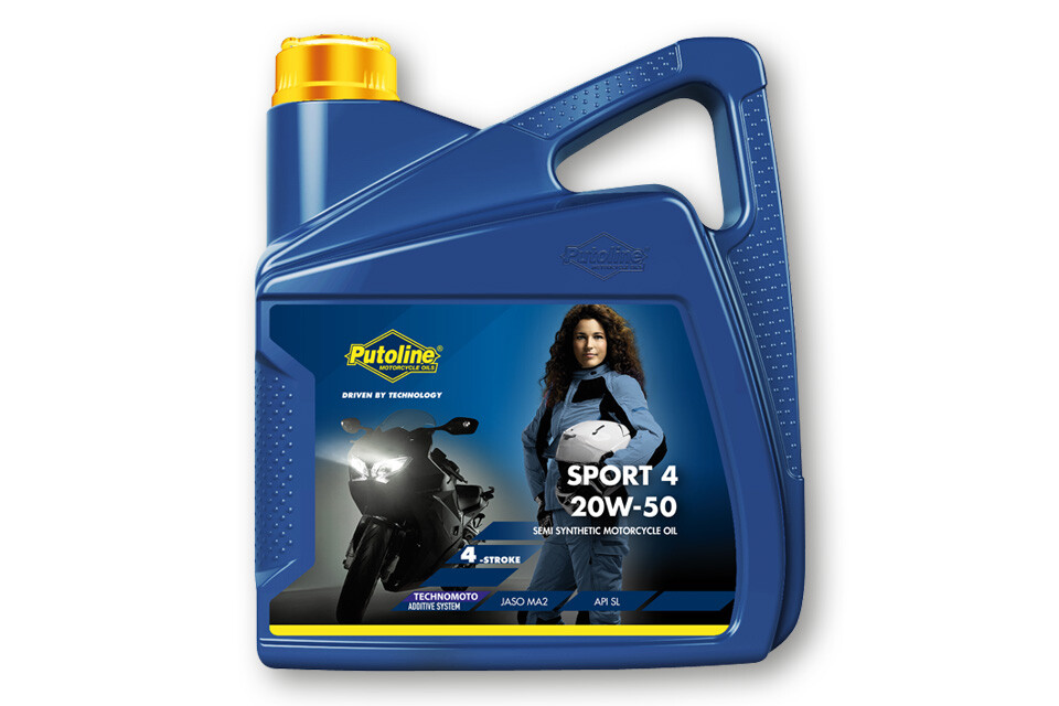 Putoline Tm Sport 4 4-Stroke 20W-50 Four-Stroke Engine Oil 4 Liters