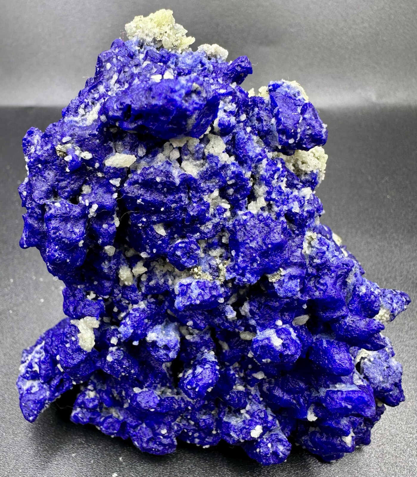 186g Deep Blue Lazurite Crystal Cluster Specimen with Matrix - Stunning Color