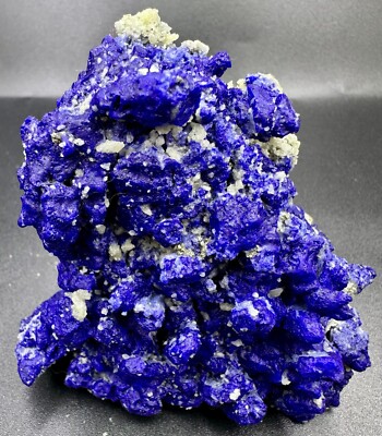 186g Deep Blue Lazurite Crystal Cluster Specimen with Matrix - Stunning Color