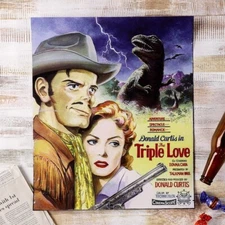 Japan Studio Ghibli Porco Rosso Art Poster Donald Curtis in The Triple Love GBL