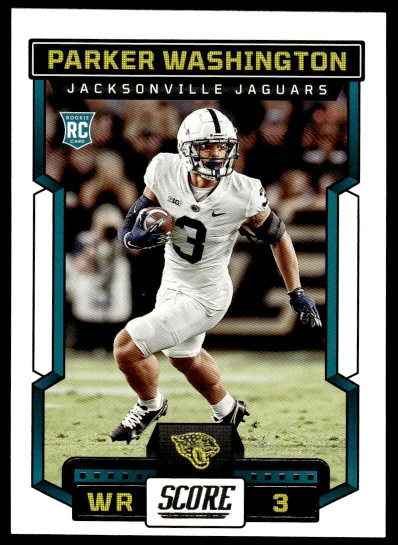 2023 Score 361 Parker Washington Jacksonville Jaguars RC Football Card