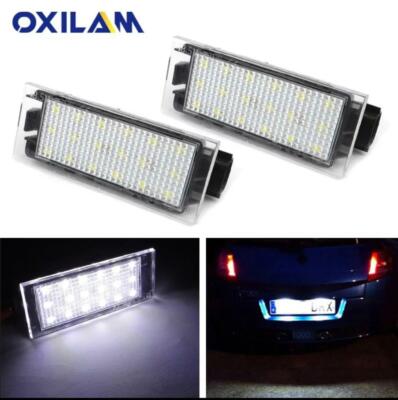 2x fehlerfreie LED Nummer Kennzeichen Leuchten für Reno Renault Twingo Vauxhall