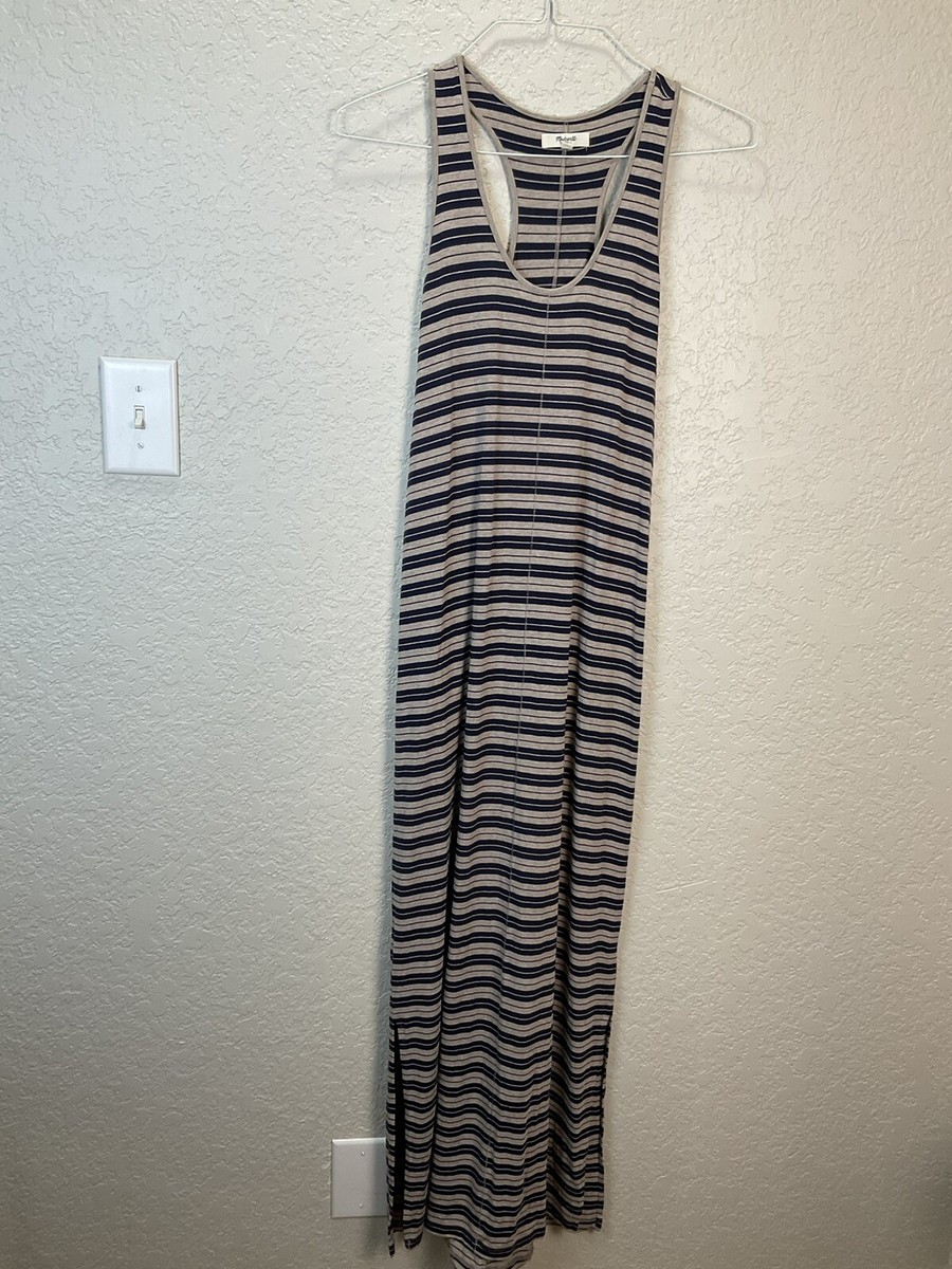 madewell striped maxi dress Madewell Stripe Tiered Maxi Dress