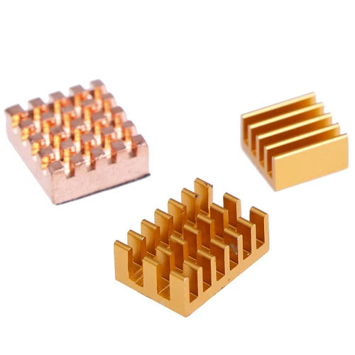 3Pcs/set Raspberry Pi 4B Copper Cooling Pad Heatsink Radiator Cooling Kit J BA
