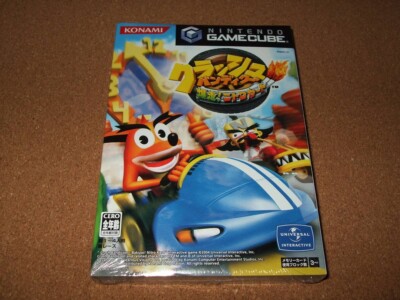 CRASH BANDICOOT Bakuso Kart Nintendo Gamecube GC Japanese Ver