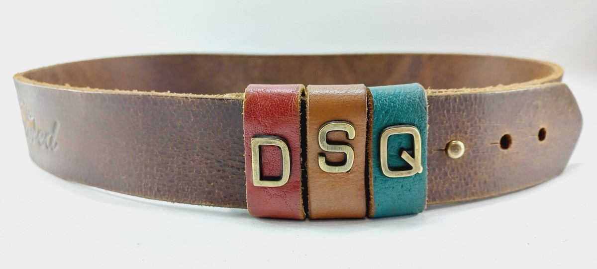 DSQUARED LEATHER BELT Men Dsquared2 DEAN Belts Canada Made In