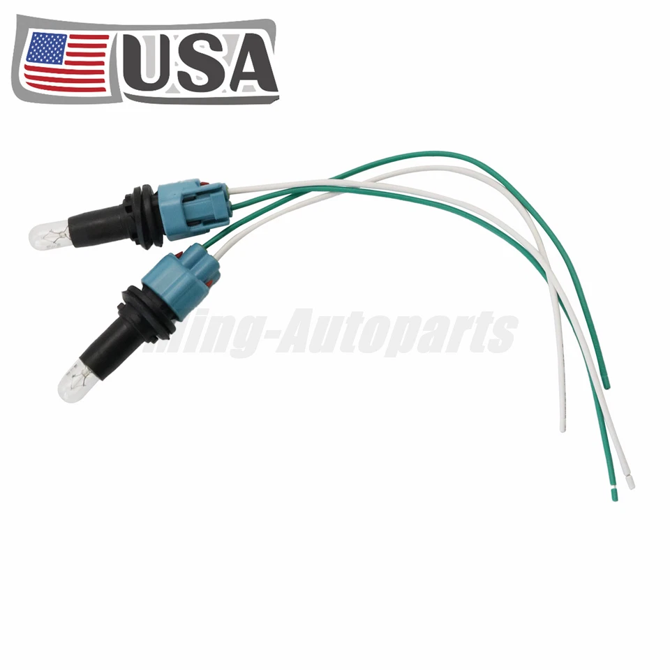 2 piezas bombilla de lámpara de estacionamiento y arnés de enchufe para Toyota Lexus Mazda 3 Corolla Foto 3 de 4