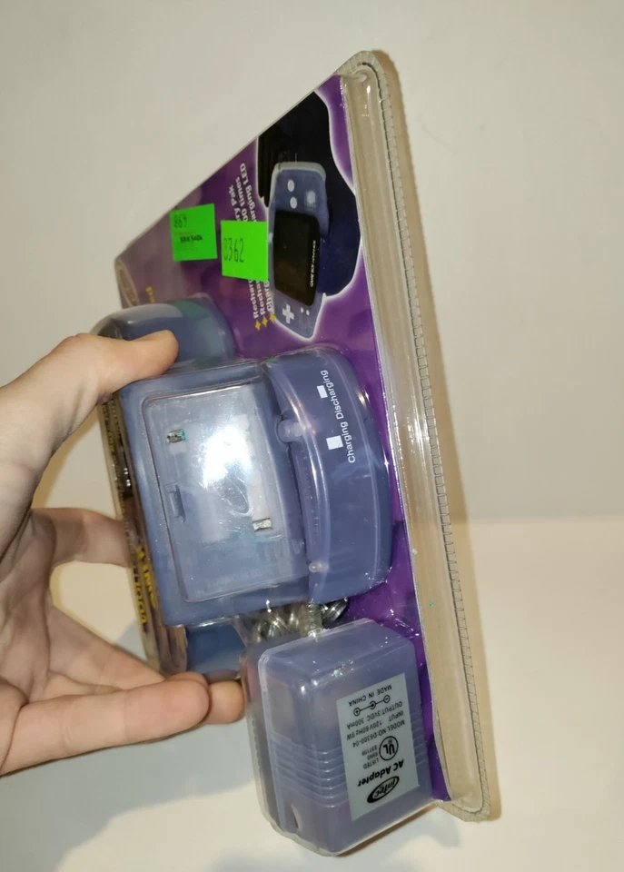 Game Boy Advance Power Station Translucent Purple Glacier Intec NEW Vintage - Image 4 of 4