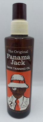 1980'S The Original Panama Jack Dark Tanning Oil 8 Fl Oz~ Almost Full