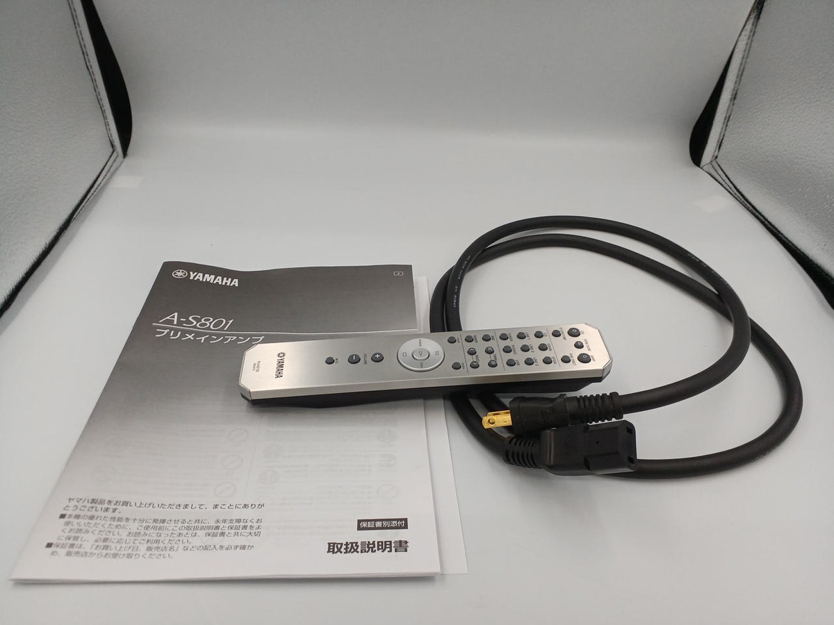 Used)Yamaha A-S801 Stereo Amplifier Silver USB DAC Excellent! from