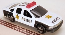 Yatming 1990s Chevrolet Caprice Police Car Yellow "Bubble Era" Chevy 1/64 Scale