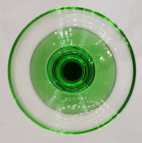 4 klare runde Zylinder Smaragdgrüne Blasenstiele Kordeln 3 Unzen Bar Gläser - Bild 23 von 24