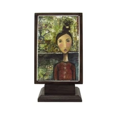 DEMDACO Kelly Rae Roberts 13143 JOURNEY FAR Plaque & Stand