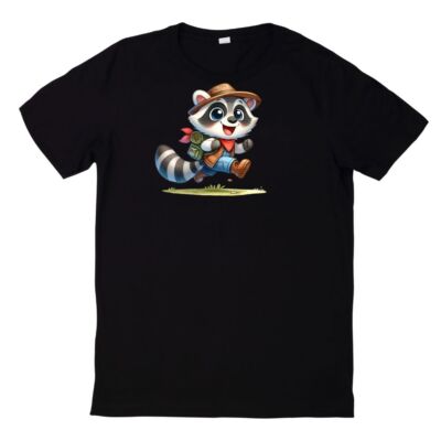 T-Shirt Süßer Waschbär Lustig Racoon Motiv