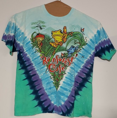 Rainforest Cafe Frogs Tie Dye T-shirt 