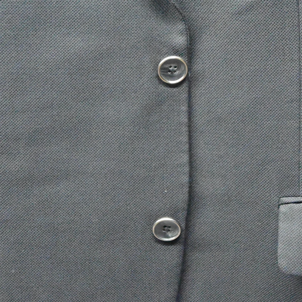 Chaqueta Blazer Abrigo Deportivo Jack Victor A Medida 48 Largo Negro 2 Botones Foto 2 de 4