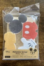 Disney Mickey Mouse Melamine Sponge Set - Kitchen Art Supply Children  Daiso HTF