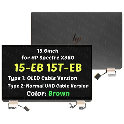 XYDLCD for HP Spectre X360 15-EB0043DX UHD LCD Screen Display Full Assembly L97634-001