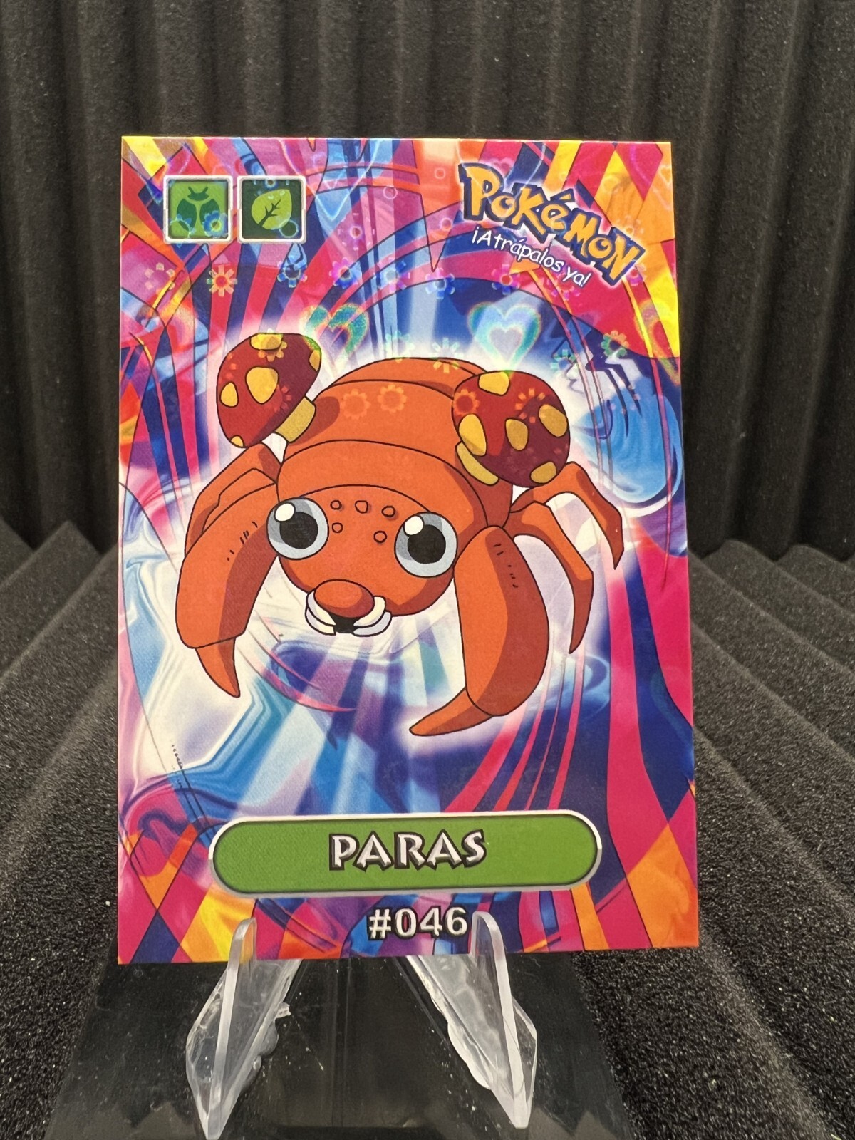 Paras #46 - Heart & Flower Holo - Pokemon Electric Peru