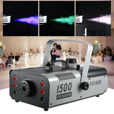 1500W Fog RGB 3in1 6 LED DJ Smoke Machine Stage Show Decor Wireless Remote