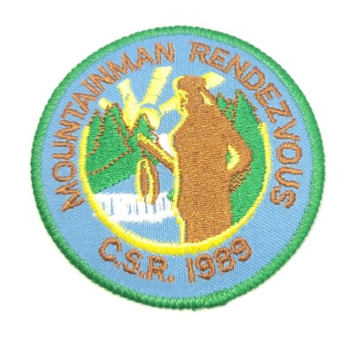 Vintage BSA Mountain Man Rendezvous C.S.R  patch 1989 VG